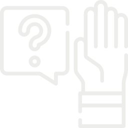 a hand raising to ask a question